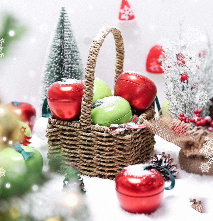 定制蘋(píng)果形狀糖果鐵盒