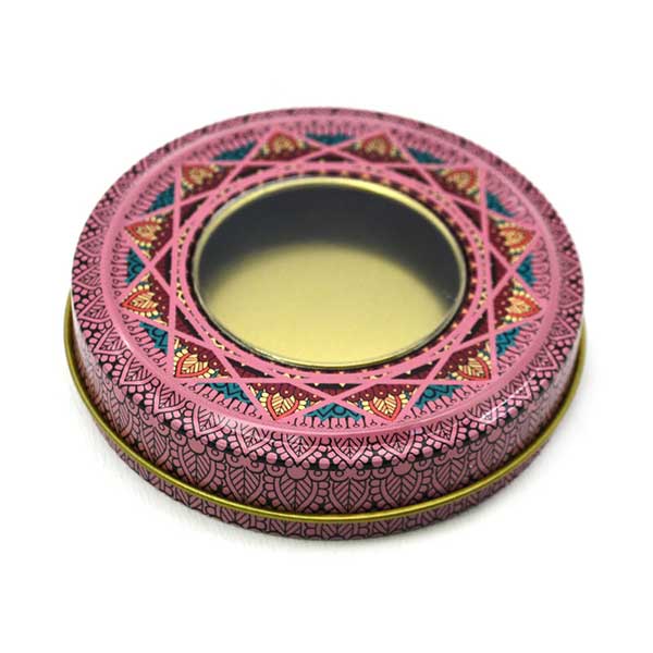 開窗藏紅花鐵盒包裝設計