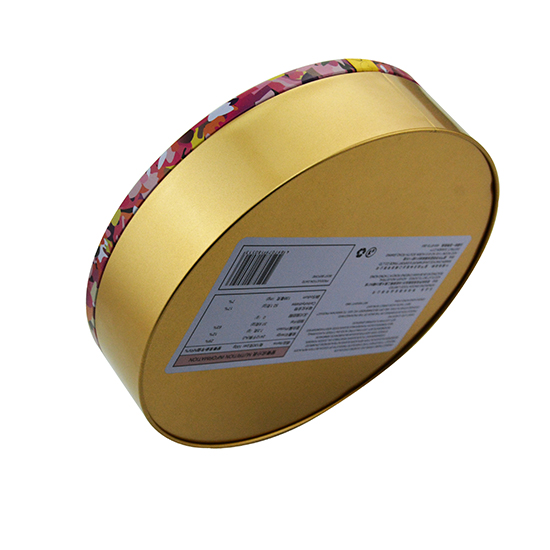 圓形蝴蝶結食品鐵盒包裝