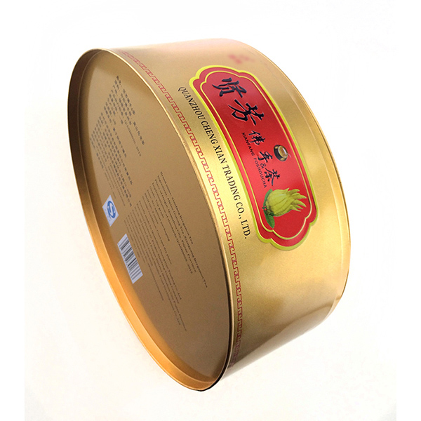 橢圓形佛手茶鐵罐 橢圓形佛手茶鐵罐