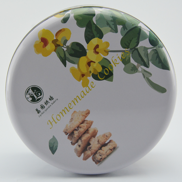 圓形曲奇餅干鐵罐 圓形曲奇餅干鐵罐