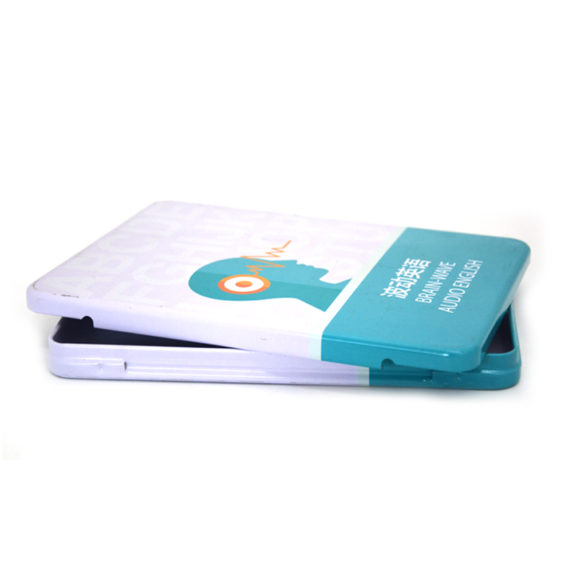 定制長(zhǎng)方形英語電子書產(chǎn)品鐵盒