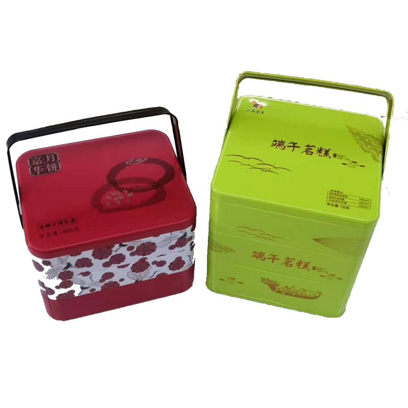手提三層禮品鐵盒 手提三層禮品鐵盒