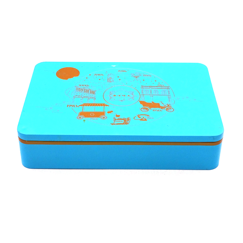 正方形月餅鐵盒包裝 正方形月餅鐵盒包裝