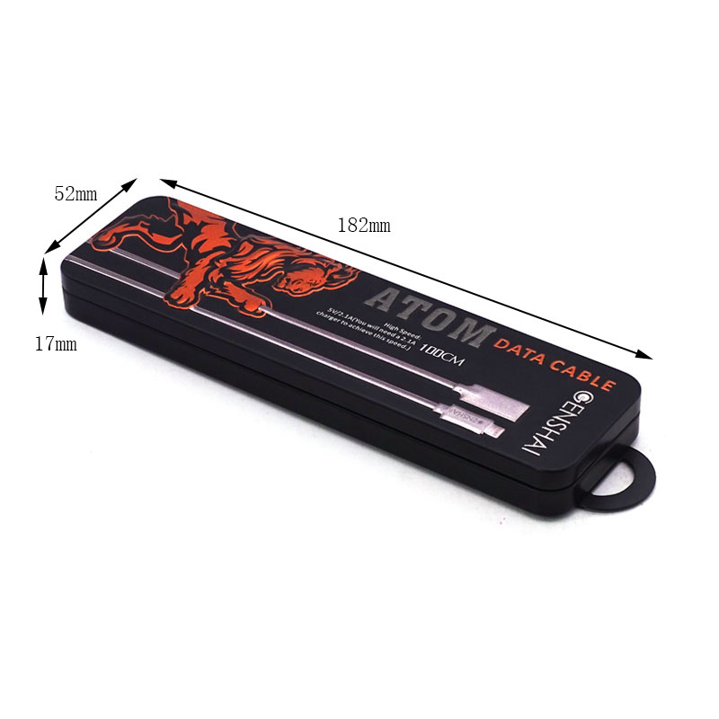 長方形數據線鐵盒尺寸