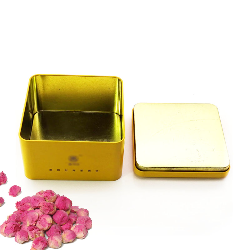 內塞蓋牡丹花茶鐵盒