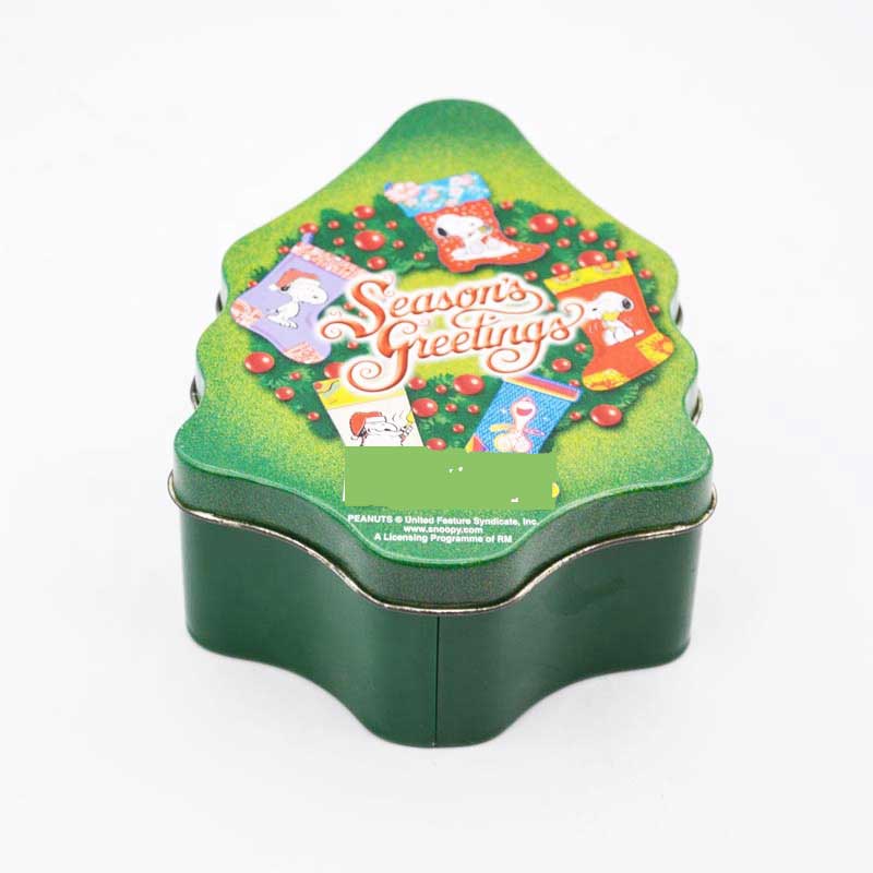 圣誕樹形狀禮品鐵盒 圣誕樹形狀禮品鐵盒