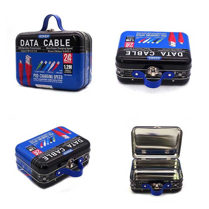 數據線鐵盒包裝系列