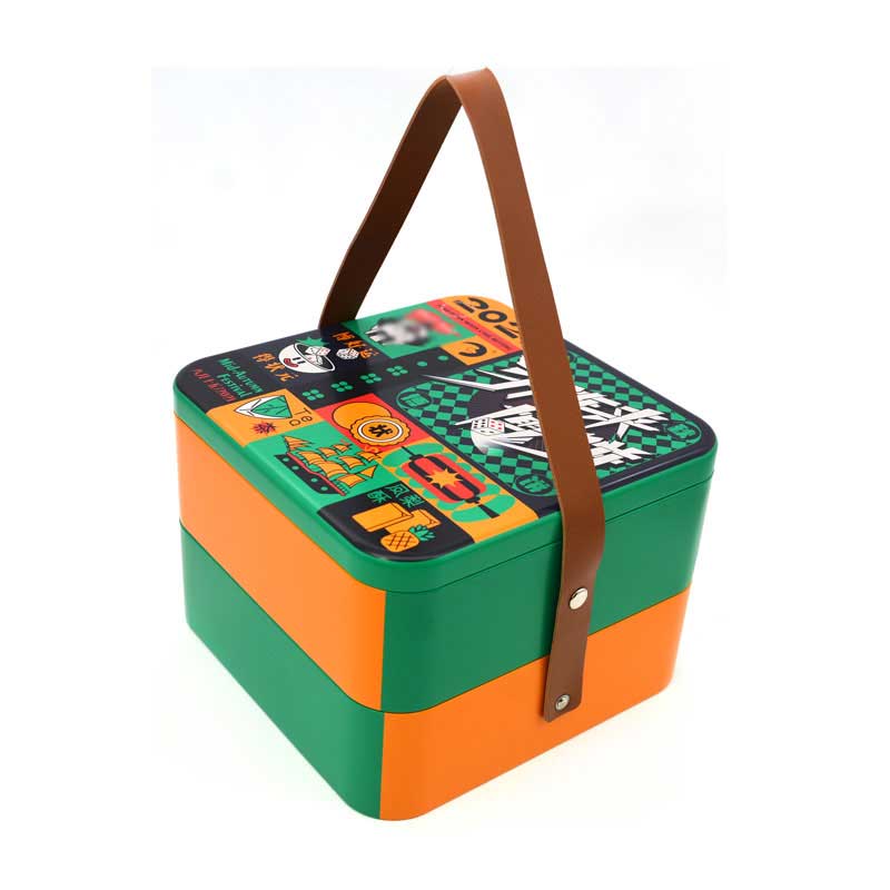 帶手提禮品餅干鐵盒 帶手提禮品餅干鐵盒