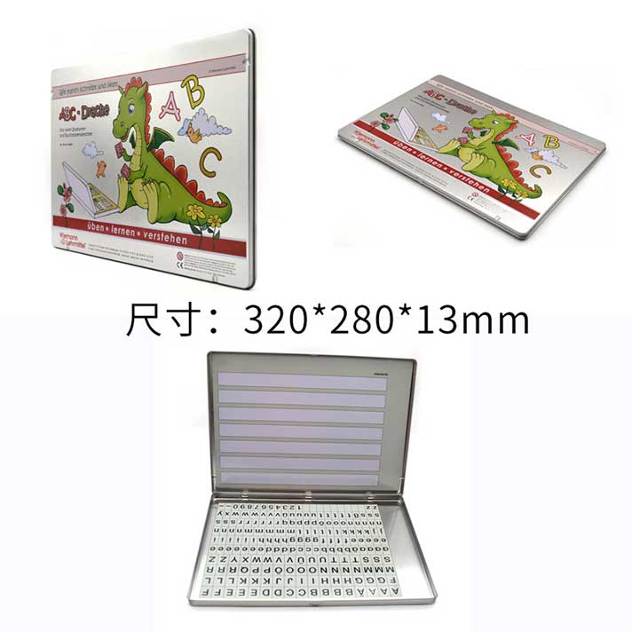 英語學習文具鐵盒尺寸