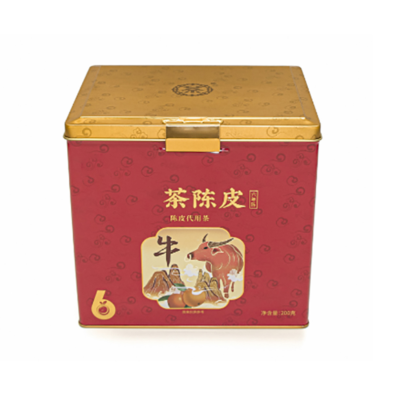 帶卡扣陳皮鐵盒 帶卡扣陳皮鐵盒