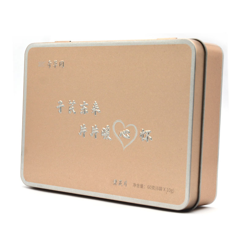 60克黃芪片包裝鐵盒 60克黃芪片包裝鐵盒