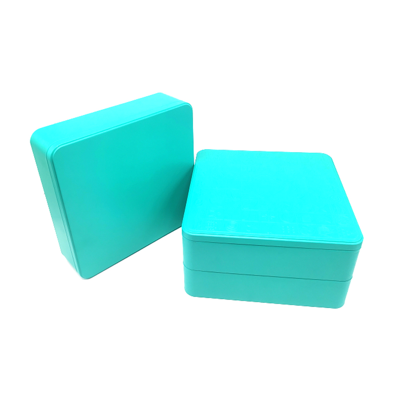 藍色年貨禮品包裝鐵盒 藍色年貨禮品包裝鐵盒